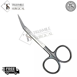 Premium Supercut Iris Scissors, 4-1/2", Angled, One Serrated Blade - Picture 1 of 5