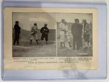 1906 Spalding NEW YORK GIANTS Roger Bresnahan World Series Photos 5"x7