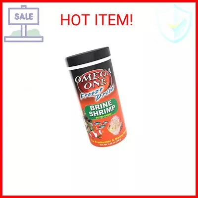 Omega One Freeze Dried Brine Shrimp, 1.28 oz - Image 1 of 2