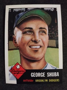 1991 Topps Archives 1953 Brooklyn Dodgers Baseballkarte #34 George Shuba - Bild 1 von 2