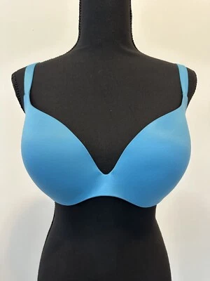 Ambrielle Bra Turquoise 36 D Padded Smooth Cup 3 Hook Underwire T Shirt Bra - Image 1 of 4