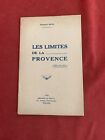 Eo  Provence   Les Limites De La Provence   Emmanuel Davin   1940