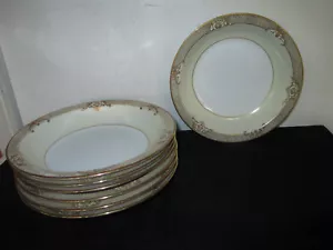 Noritake China, CHERAMY 87197, 7 3/4"" x 1 3/8"" Suppenschalen, 7er-Set - Bild 1 von 6