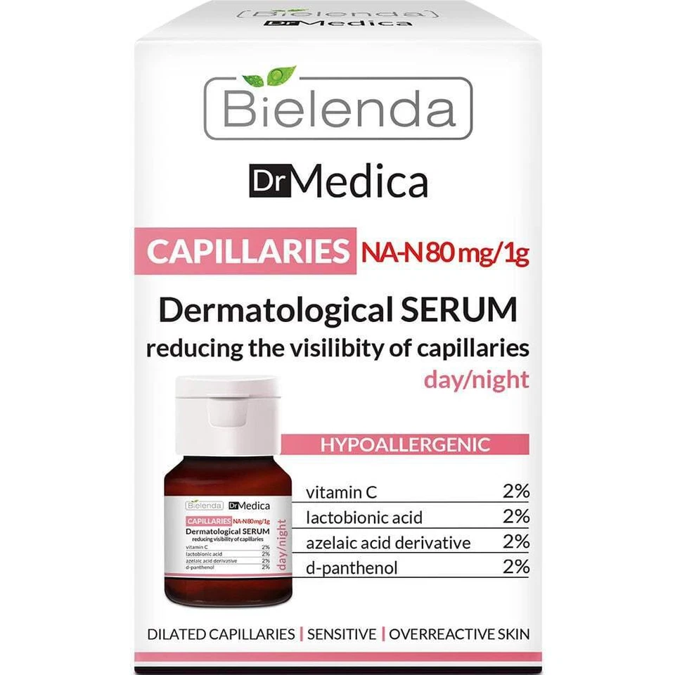 Bielenda Dr Medica Capillaries Dermatological Face Serum Reducing Skin Redness D - Image 1 of 1
