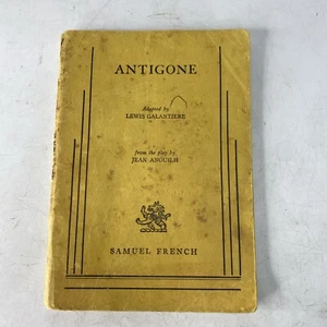 Antigone Paperback Program Play Script 1946 By Jean Anouilh Samuel French - Imagen 1 de 3