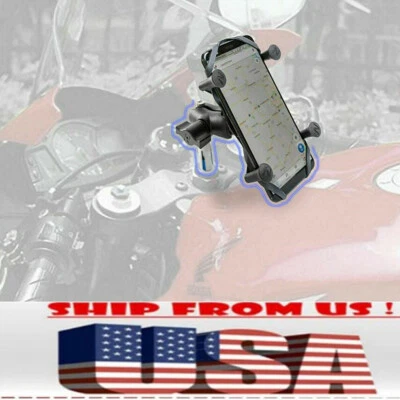 GPS Phone Mount Bracket Holder For Kawasaki NINJA 400/250 ZX-14R ZX-6RR ZZR1400 - Image 1 of 4