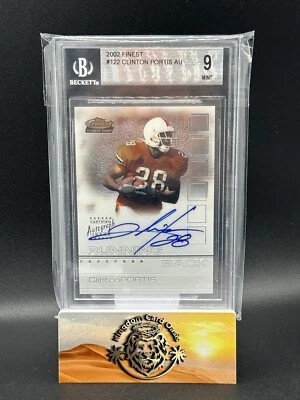 💥CLINTON PORTIS RC 2002 FINEST /1200 SIGNED AUTOGRAPH ROOKIE BRONCOS BGS 9 NM💥 - Image 1 of 2