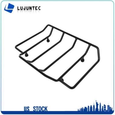 Black Tour Pak Top Trunk Luggage Rack For Harley Touring Street Glide Road King - Image 1 of 4