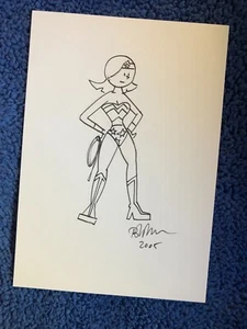 DC Comics WONDER WOMAN como Uptown Girl por BOB LIPSKI - ¡Favorito de la ciudad natal! - Imagen 1 de 1
