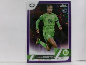 2022-23 Topps Chrome UEFA Women's Purple Pulsar #23 Sveindis Jonsdottir /299 - Bild 1 von 2
