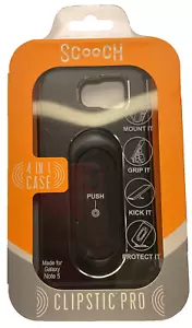 Scooch 4-in-1 Clipstic Pro Case for Samsung Galaxy Note 5 - Black - Picture 1 of 7
