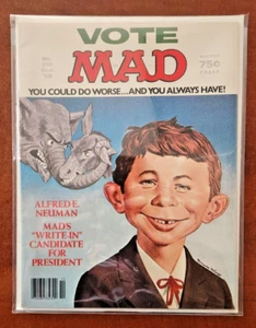 MAD Magazine # 218  October 1980 - Alfred E Neuman For President - Picture 1 of 1