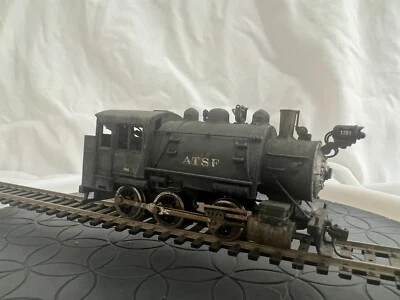Custom Weathered HO Scale ATSF 0-6-0 Engine #1251 Mantua - Image 1 of 4