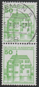 Germany 1979-82 SC# 1310 - Castle - Rheydt - One Pair - Used Lot # 289 - Picture 1 of 2
