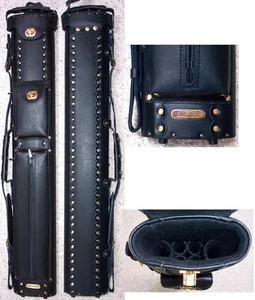 Nuova custodia Instroke Cowboy 2x4 in pelle nera - ISC24-BK - Foto 1 di 6