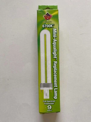 Coralife 6700K Mini-Aqualight Replacement Lamp 9 Watt Full-spectrum Freshwat NEW - Image 1 of 4