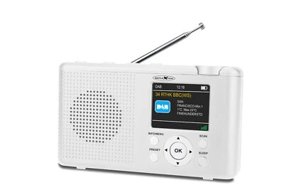 Reflexion TRA23I wh Tragbares Internet Radio DAB+ mit wiederaufladbaren Akku - Bild 1 von 3