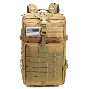 45L Military Outdoor Molle Tactical Backpack Rucksack Camping Hiking Travel Bag - Picture 1 of 31