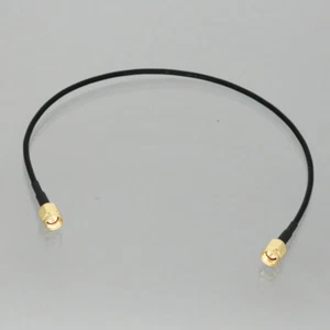 SMA Male to SMA Male Plug RF Coaxial Cable For Antenna Radio 0.5~15FT - Picture 1 of 5