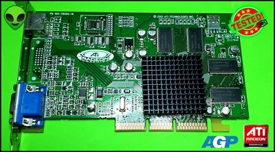 ATI RADEON 7000 32 MB SCHEDA VIDEO AGP VGA S-VIDEO TV-OUT #10020 - Immagine 1 di 2