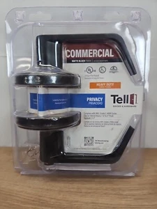 Tell Commercial Schwerlast Sichtschutz Türgriff 3 Stunden Feuerschutz Matt SCHWARZ - Bild 1 von 5