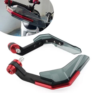 7/8'' 22mm Motorcycle Front Handlebar Hand Guard Windshield Protection Shield - Picture 1 of 11