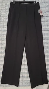 Sofia Vergara Jeans Pleated Twill Black Pant Women's Size 4 Stretch Slacks - Picture 1 of 3