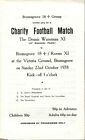 The Dennis Waterman X1 v Bromsgrove Rovers 22/10/78 Charity Match