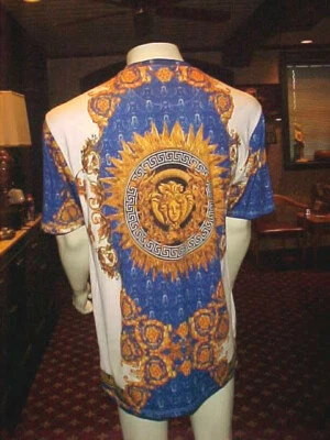 CAMISA JERSEY VINTAGE UNISEX VERSACE MULTICOLOR HOMBRE PEQUEÑA MUJER MEDIANA WOW Foto 1 de 4