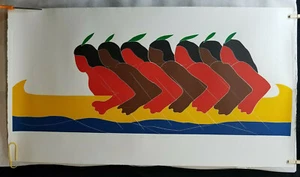 Seven Little Indians de Thom De Jong (artista de Nueva York de los años 70 y 80) - Imagen 1 de 4