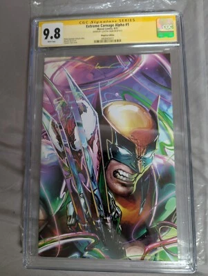 🔥Extreme Carnage Alpha #1  Crain MEGACON CGC SS 9.8 Rainbow Infinity Sig🔥  - Image 1 of 2