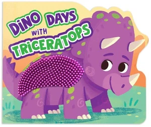 Dino Days with Triceratops - Touch and Feel Board Book - Sensory Board Book - Picture 1 of 8