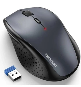 TECKNET Wireless Mouse for Laptop, 4800 DPI Optical Computer Mice with 6 - Picture 1 of 3
