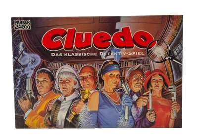 Cluedo Parker 1996 Brettspiel Familienspiel Gesellschaftsspiel Detektivspiel ✅✅ - Bild 1 von 3