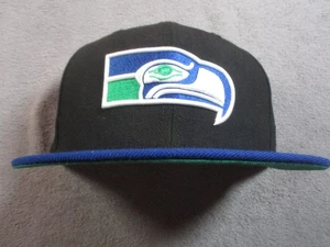 Seattle Seahawks Mütze Kappe nicht verstellbar Herren 7 1/2 schwarz blau NFL Football New Era - Bild 1 von 17