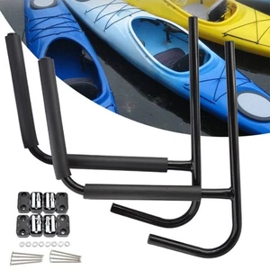 2Pcs Wall Rack Brackets Holder for Kayak Canoe Storage with Mounting Kit - Photo 1/12