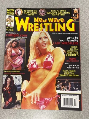 NEW WAVE WRESTLING #49 female magazine WWE Diva TORRIE WILSON/Jasmin 10-03 - Image 1 of 4