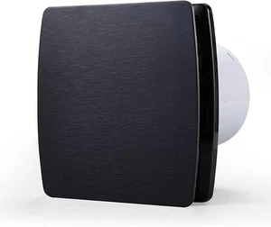 Zeyzer schwarz Badventilator 110 CFM 1,0 Sone 5,9" Kanal quadratisch Decken- oder Wandhalterung - Bild 1 von 4