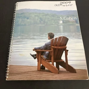 Spring 2009 S. Cohen Montreal Salesman Sample Catalog Mens Clothing Suits - Picture 1 of 8