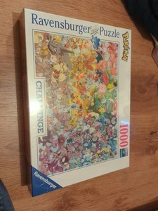 Pokemon Challenge Ravensburger 1000 Piece Jigsaw Puzzle New & Sealed - Picture 1 of 2