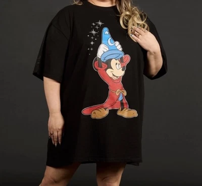 Vestido Camiseta Cakeworthy Disney Fantasía El Aprendiz de Hechicero Talla L XL NUEVO Foto 1 de 4