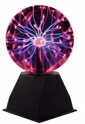 MAGIC BALL PLASMA LAMPE 62 cm GLAS PLASMA LAMPE LEHRREICHE NACHTLAMPE - Bild 1 von 4