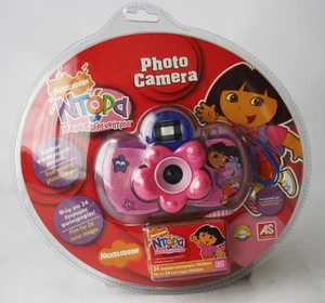 RARE 2007 DORA THE EXPLORER REAL PHOTO CAMERA 35mm FILM NICKELODEON NEW SEALED ! - Picture 1 of 7