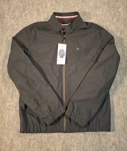 Tommy Hilfiger Men's Navy Full Zip Windbreaker Jacket, Size: Small, NWT - Picture 1 of 10