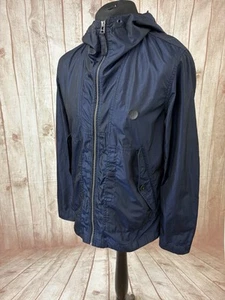 Bonita Chaqueta Verde Azul Iridiscente Festival Mediana Con Capucha Oasis Liam Gallagher - Imagen 1 de 24