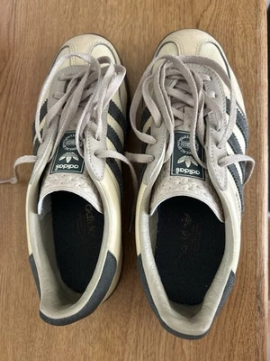 Talla 4.5 Hombre, 6 Mujer - Adidas Gazelle Indoor - Sand Strata Legend Ivy Gum Foto 1 de 4