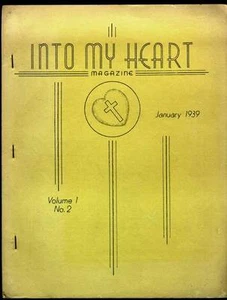 RARE 1939 Christian Magazine INTO MY HEART Vol.1, No.2 Power and Spirit of JESUS - Picture 1 of 1