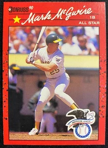 1990 Donruss Mark McGwire RARE ERROR CARD - No Dot #61 Beautiful Card!! - Bild 1 von 2