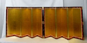 #05 Juego de 2 pantallas plegables KIN-BYOUBU 54 cm para muñeca japonesa Hina - Imagen 1 de 8