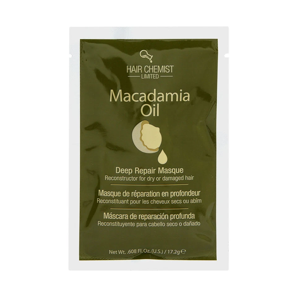 Mascarilla reparadora profunda de aceite de macadamia Hair Chemist 1 sobre/0,6 oz Foto 1 de 1